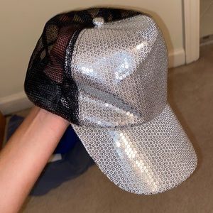 Sequin hat worn once